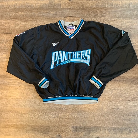 Reebok Other - Vintage Reebok Carolina Panthers Windbreaker